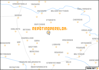 map of Repotino-Perelom