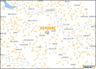 map of Repovac