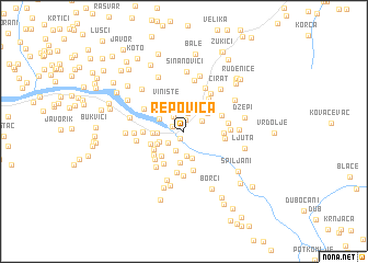 map of Repovica