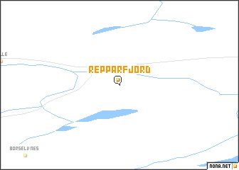 map of Repparfjord