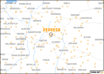 map of Represa