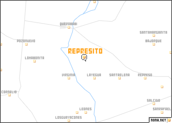 map of Represito