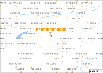 map of Repshina Gorka