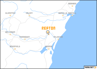 map of Repton