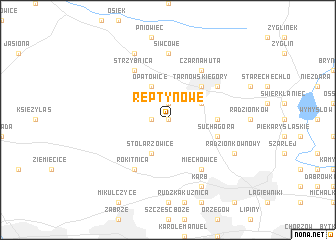 map of Repty Nowe