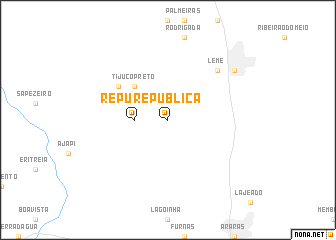 map of República