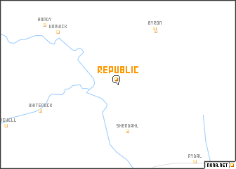 map of Republic