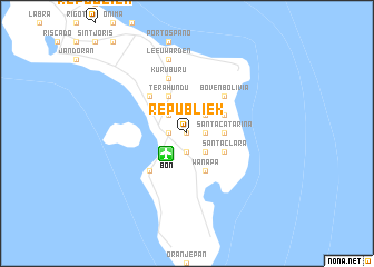 map of Republiek