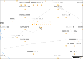map of Repülődůlő