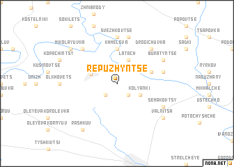 map of Repuzhynʼtse