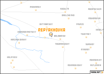 map of Repyakhovka