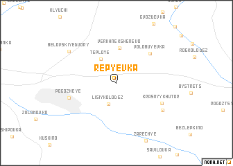 map of Rep\