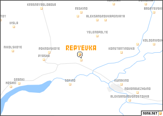 map of Rep\