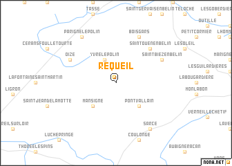 map of Requeil