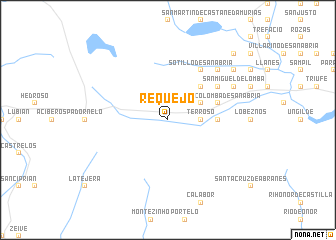 map of Requejo