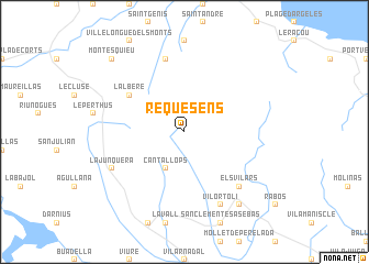 map of Requeséns