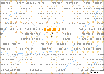 map of Requião