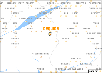 map of Requiás