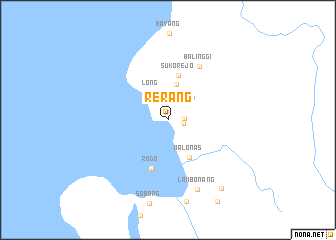 map of Rerang