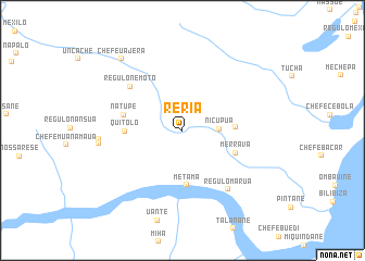 map of Réria