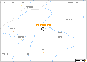 map of Rerībero