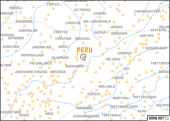 map of Reru