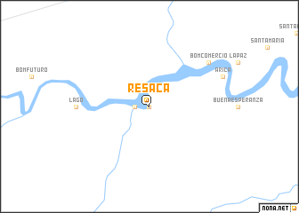 map of Resaca