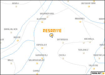 map of Reşariye