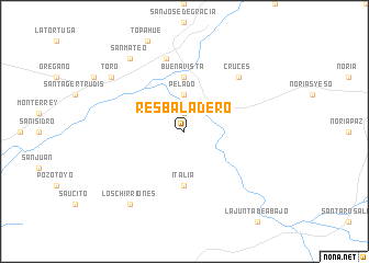map of Resbaladero