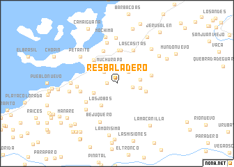 map of Resbaladero