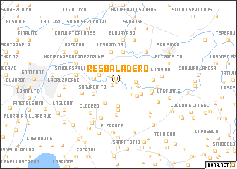 map of Resbaladero