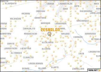 map of Resbalón