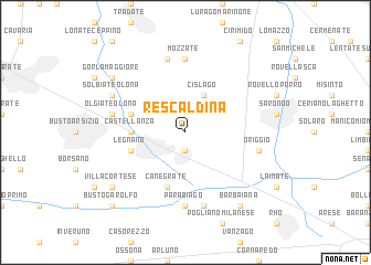 map of Rescaldina