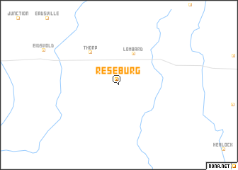 map of Reseburg