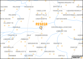 map of Resega