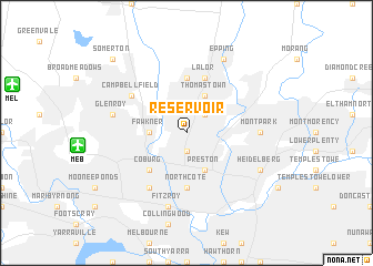 map of Reservoir