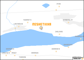 map of Reshetikha