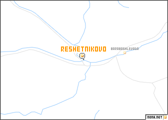 map of Reshetnikovo