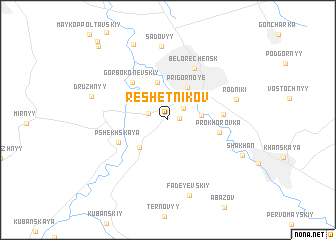 map of (( Reshetnikov ))