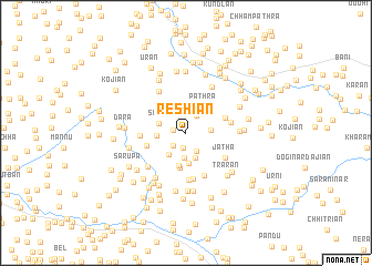 map of Reshiān