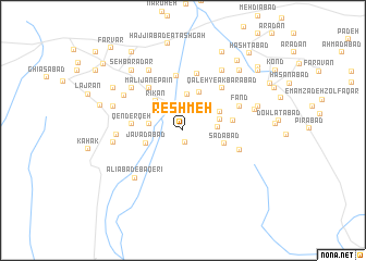 map of Reshmeh