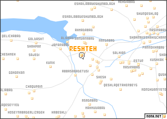 map of Reshteh