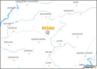 map of Reshui