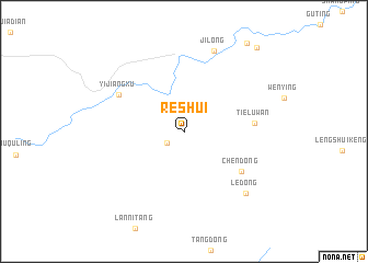 map of Reshui