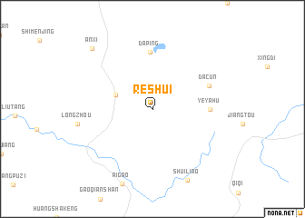 map of Reshui