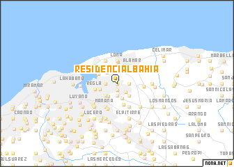 map of Residencial Bahía