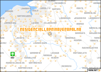 map of Residencial La Primavera Palma