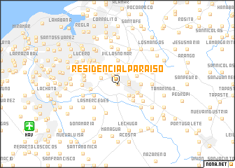 map of Residencial Paraíso