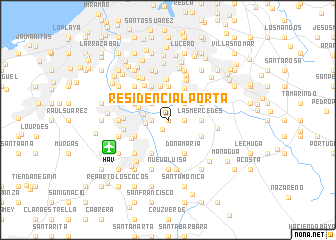 map of Residencial Porta