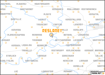 map of Reslaney